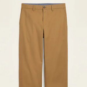 Loose Lived-In Khaki Stretch Pants for Men